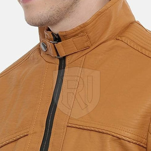 Dernière conception de veste d'hiver en cuir de vache pour hommes, style de rue nouveau - Product Image 4