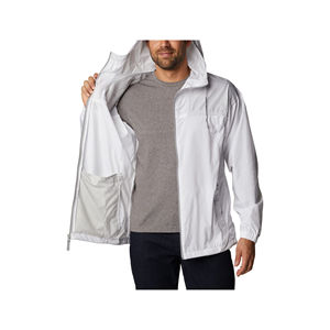 Veste coupe-vent d'hiver pour homme - Logo personnalisé sur le devant, col montant, imperméable et coupe-vent, service OEM écologique - Product Image 5