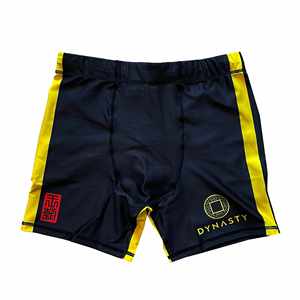 Pantalones cortos de MMA de entrenamiento de Jiu Jitsu BJJ transpirables para hombres y mujeres de Bright Way International Knitted Weaving Method - Product Image 1