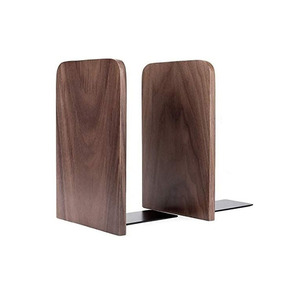 Personalized Carved Wood Bookends Simple Desktop <b>Shelf</b> Study Room Student <b>Desk</b> Simple Bookends Manufacturer and Exporters - Product Image 5