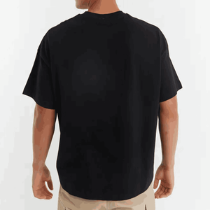 100% camisetas lisas de algodón de gran tamaño para hombre, camisetas personalizadas de peso pesado para hombre, camisetas personalizadas de algodón en blanco para hombre - Product Image 2