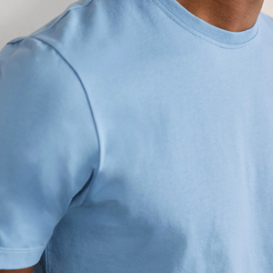 OEM Vente en gros Épaule tombante Impression décontractée personnalisée 100% coton plaine vierge T-shirts pour hommes poids lourd T-shirt surdimensionné - Product Image 3