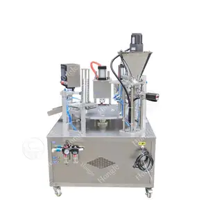 Factory Price Rotary Cup Filling Sealing Machine Ice Cream Cup Filling Machine Cup Jelly Filling Machine