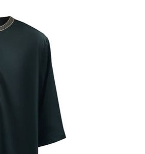 Hombres Algodón Poliéster Musulmán Abaya Omani Bordado Jubba Robe Ramadán Ropa Islámica Tallas grandes para Adultos - Product Image 4