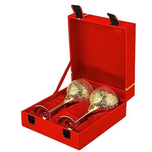 แก้วแชมเปญไวน์ยอดนิยมขายดีเซิร์ฟเวอร์ไวน์โลหะทนทานมากขึ้นเหมาะสำหรับคริสต์มาสและอีสเตอร์ - Product Image 5