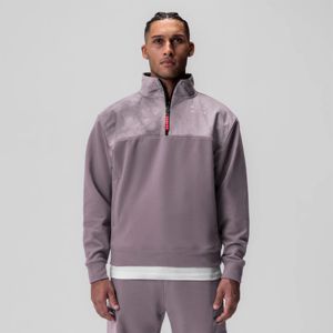 Veste pull à fermeture éclair pour homme avec tissu doux et design polyvalent pour une utilisation décontractée ou athlétique - Product Image 1