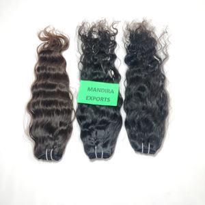 Vente en gros 100% Pas cher Indien Vierge Remy Cuticule Aligné Noir Ondulé Bundles Couleur Naturelle Temple Extensions de Cheveux Humains 10-32 - Product Image 4