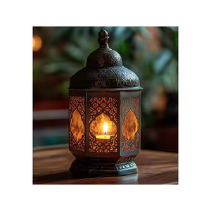 Hermosas Linternas de Metal Premium Hechas a Mano y Ecológicas, de la Mejor Calidad para Bodas, Fiestas en el Jardín, Decoración Cálida y Acogedora para el Hogar - Product Image 5