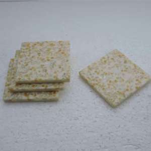 Vente directe d'usine de haute qualité écorce bois sous-verre ensemble argent cuivre et laiton couvert prix tapis et tampons - Product Image 6