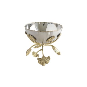 Finition personnalisée forme arrondie bol de service meilleure qualité fruits dattes serveur décoratif bol en acier gravé à la main article décoré - Product Image 6