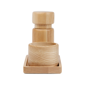Set di macine sale e pepe in legno retrò personalizzato - Product Image 4