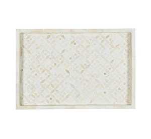 Handmade Designer Bone Inlay Tray with Exquisite Detailing for Home, Hotel, and Restaurant Decorative Serving Display - Product Image 5