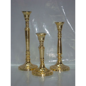 Five Arms Pillar Aluminum Gold Plated Candle Holder Modern Premium Quality Gold Plated Aluminum Candle Holder - Product Image 4