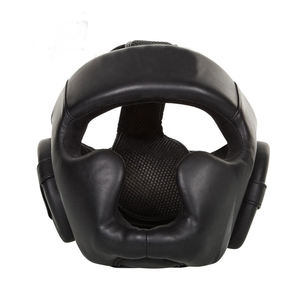 Protector de cabeza de boxeo de cara completa personalizado al por mayor nuevo diseño Protector de seguridad de cuero duradero hecho por encargo - Product Image 2