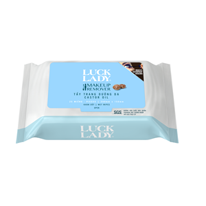 Toallitas faciales no tejidas superiores de Vietnam para adultos Lady Luck 150X200mm OEM/ODM 25 piezas Toallitas limpiadoras para el cuidado de la piel Nuevo - Product Image 3