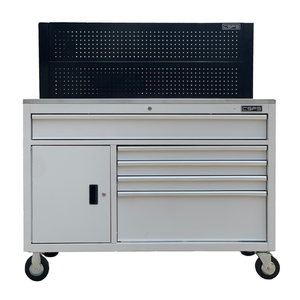 Gabinete de herramientas 5 cajones en blanco Gabinete de herramientas Ruedas Taller Almacén Usado Gabinete de almacenamiento de herramientas de la más alta calidad - Product Image 6