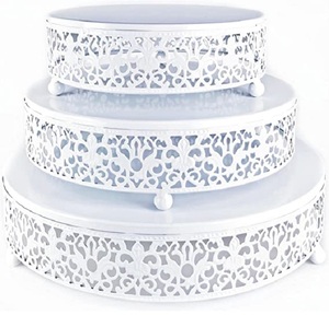MS-Soporte de Metal para Tartas, Juego de 3 soportes de Metal para tartas y fiestas de cumpleaños - Product Image 6