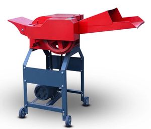 Petit hachoir à fourrage pour l'élevage domestique de bovins, ovins, porcins - Broyeur de paille sèche et humide double usage - Product Image 2