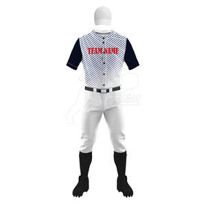 เครื่องแบบเบสบอลสำหรับทุกเพศเครื่องแบบเบสบอลน้ำหนักเบาออกแบบโลโก้ได้ตามต้องการ - Product Image 2