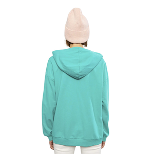 Sudadera de manga larga con capucha de visión de alta calidad para mujer, Sudadera con capucha de lana, peso pesado, estampado personalizado de gran tamaño - Product Image 2