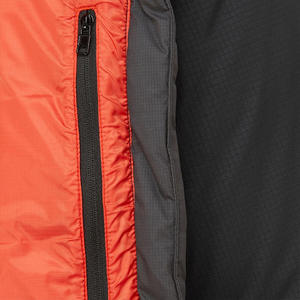 Chaqueta acolchada con capucha hinchada de nailon de alta calidad para hombre, chaquetas acolchadas de invierno con cremallera, abrigo de gran tamaño con logotipo personalizado para hombre - Product Image 6