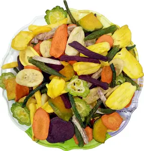 Meyve ve sebzeler cips toptan ihracat Vietnam tedarikçi/iyi fiyat meyve ve sebzeler cips aperatif premium kalite