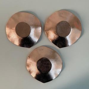 Plat de Service Vintage en Forme de Feuille en Métal Plaqué Cuivre Design Tendance Plat en Aluminium pour Vaisselle Produits de Haute Qualité - Product Image 2