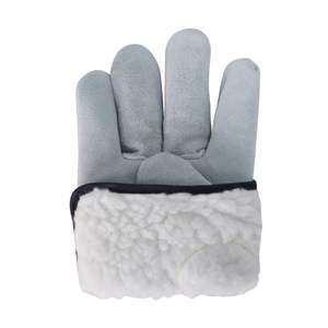 Guantes deportivos de cuero dividido de una sola Palma, guantes de trabajo con características de seguridad protectoras para las manos - Product Image 5