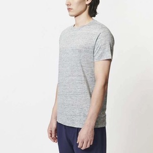 Camiseta con cuello redondo ligera de lino, ropa de Mist Melange - Product Image 3