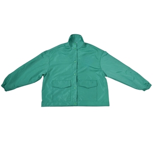 แจ็กเก็ตกันลมบอมเบอร์กันลมผ้าใบคุณภาพสูงสำหรับผู้ชายแจ็คเก็ตผ้าใบกันน้ำพิมพ์โลโก้ตามสั่ง - Product Image 3