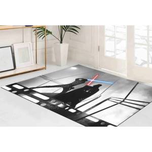 Tapis imprimé Star Wars Darth Vader Luke Skywalker Fight, tapis doux non tissé - Product Image 5
