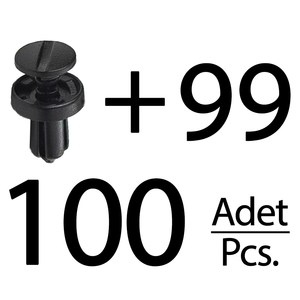 Clips de capot pour Fiat Panda, Punto, Clio 3 - 100 pièces - Product Image 1