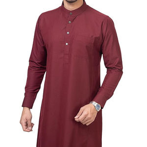 Vêtements de tous les jours pour hommes de style classique arabe, Jubba, prix d'usine, prix bas, tissu de qualité supérieure, Jubbah Thobes pour hommes - Product Image 4