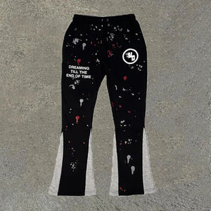 Pantalon évasé personnalisé Hip Hop pour hommes, pantalon ample à imprimé 3D, pantalon de survêtement décontracté, taille mi-haute, sportif, streetwear féminin, pantalon évasé vintage - Product Image 1