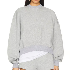 Women <b>Mock</b> <b>Neck</b> Sweatshirt Simple Soft Cotton <b>Top</b> Casual Wear Daily Outfit Winter Fashion Use Women <b>Mock</b> <b>Neck</b> Sweatshirt - Product Image 6