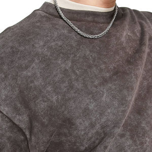 Tissu professionnel hommes lavage à l'acide sweats Style Unique hiver goutte épaule hommes sweats conception en gros bon prix - Product Image 4