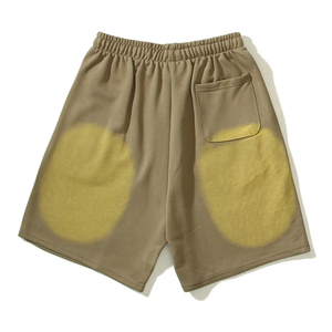 Pantalones cortos de sudor de secado rápido transpirables de rizo francés con estampado de estilo callejero para hombre al por mayor - Product Image 6