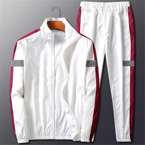 Survêtement ajusté en polyester et nylon, design personnalisé, vente en gros directe d'usine, idéal pour l'entraînement, le jogging et les tenues décontractées - Product Image 1