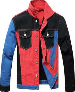 Vente en gros 2025 veste en jean couleur unie délavée petit ami hommes vestes en jean logo personnalisé et conception confortable bas prix OEM - Product Image 1