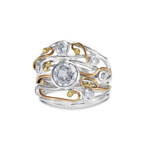 Nueva llegada 2025 diseñador 925 anillos de plata esterlina múltiples piedras preciosas anillos de joyería anillos de declaración regalo para novia, desgaste de amor - Product Image 1