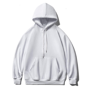 Sudadera con Capucha Extra Grande para Hombre, Color Morado Sólido, Felpa Francesa, Estilo Casual, Corte Regular, Diseño con Bolsillos, para Otoño - Product Image 4