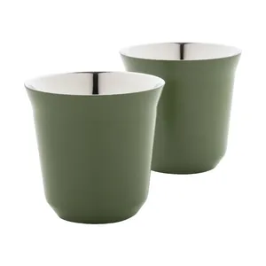 Gobelet à café en acier recyclé écologique pour la vaisselle promotionnelle - Product Image 4
