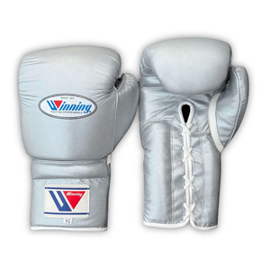 Gants de boxe en cuir de qualité supérieure Lace Up Winning, fabrication OEM - Product Image 1