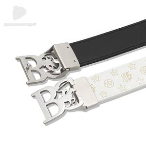 Ceintures pour hommes en cuir de vachette avec boucle en acier, dernier design – Fabrication sur mesure, couleur unie, design 3D, respirantes, imperméables, marque personnalisée - Product Image 2