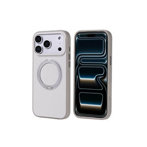 ATA Proton Premium Grey Silicon Cover for iPhone 17 Pro Max M-Safe <b>Magnetic</b> Charging Case Kickstand Shockproof Style Plus Model - Product Image 1