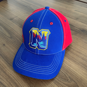 Casquettes de baseball brodées à 6 panneaux de haute qualité Logo personnalisé Chapeaux pour hommes Fermeture de chapeau bicolore et en plastique du Vietnam - Product Image 1