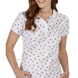 Best Printed Polo Shirts for Women from Bangladesh High Ensure Quality Guaranteed Wholesale with Reasonable Price Ladies Polo