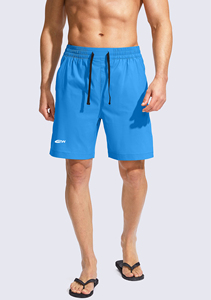 Short de bain d'été léger en polyester pour homme Séchage rapide Respirant Gym Athletic Compression Logo personnalisé Toile sublimée - Product Image 3