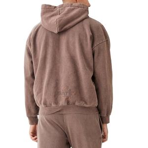 เสื้อฮู้ดซิปผ้าฟลีซฟอกสีสไตล์ยูนิเซ็กซ์ ขายดีประจำปี 2025 ไซส์พลัส ปักลาย ทรงโอเวอร์ไซส์ แห้งเร็ว ระบายอากาศได้ดี - Product Image 2