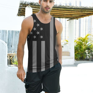 Camiseta sin mangas de algodón 100% de verano para hombre, camiseta sin mangas, transpirable, para gimnasio, Fitness, correr, deportes, estilo informal, OEM, al por mayor - Product Image 5